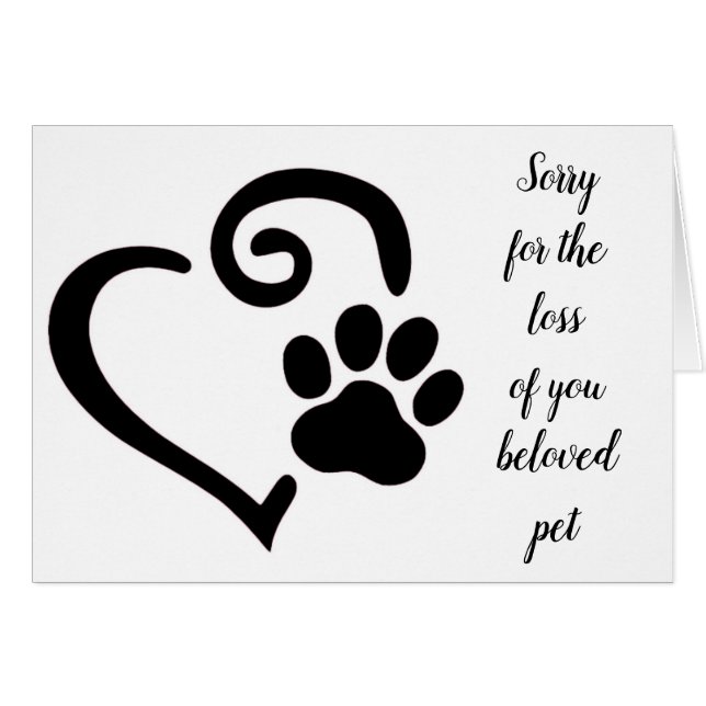 **LOSS OF YOUR PET** MEMORIES TO CHERISH (Front Horizontal)