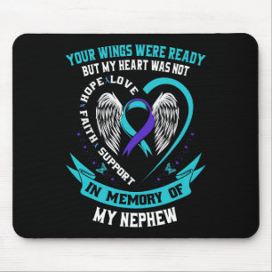 Loss Remembrance In Memory Of My Nephew Suicide Aw Mouse Mat