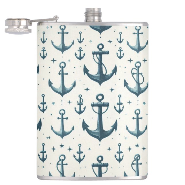 Lost Anchors Hip Flask (Opened)