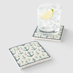 Lost Anchors Stone Coaster