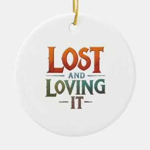 Lost and Loving It Ceramic Tree Decoration