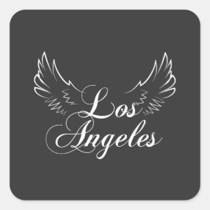 Lost Angeles Word Art Sticker