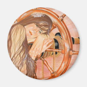 Lost at Sea Mermaid Magnet