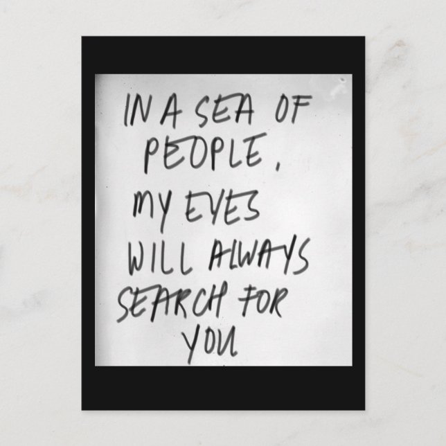 Lost at Sea Postcard (Front)