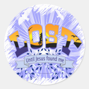 LOST CLASSIC ROUND STICKER