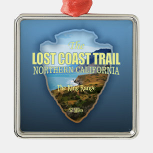 Lost Coast Trail (arrowhead) Metal Tree Decoration
