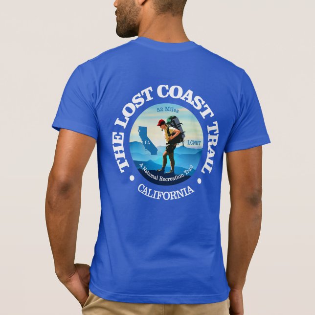 Lost Coast Trail (C) T-Shirt (Back)