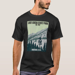 Lost Creek State Park Lover Montana State Souvenir T-Shirt