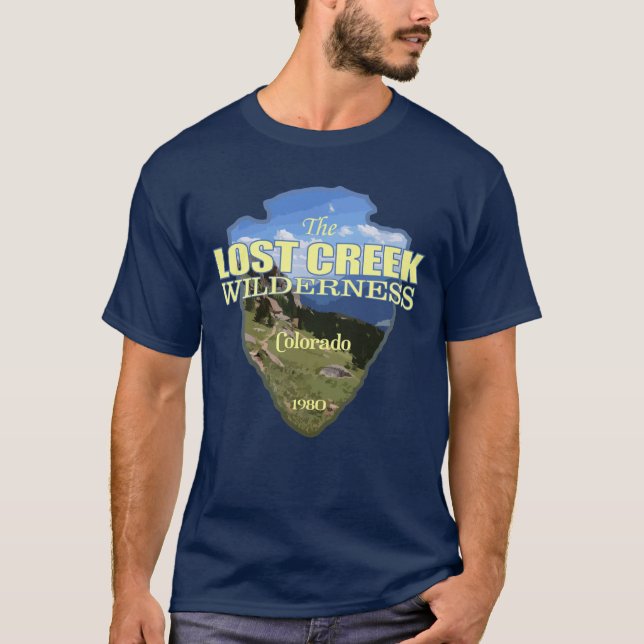 Lost Creek WA (arrowhead) T-Shirt (Front)