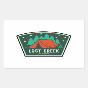Lost Creek Wilderness Colorado Camping Rectangular Sticker
