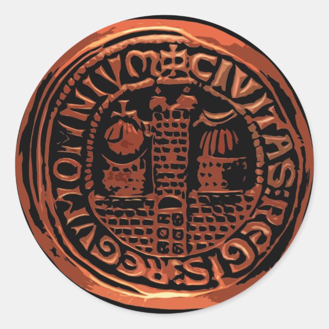 Lost Crusade Classic Round Sticker (Front)