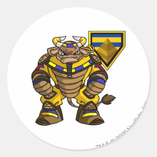 Lost Desert Team Captain 1 Classic Round Sticker