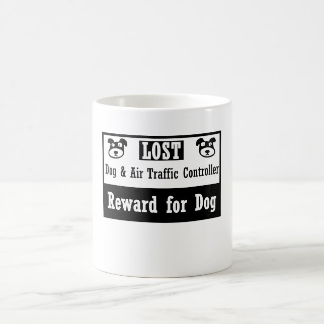 Lost Dog Air traffic Controller Coffee Mug (Center)