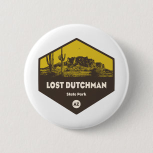 Lost Dutchman State Park Arizona 6 Cm Round Badge