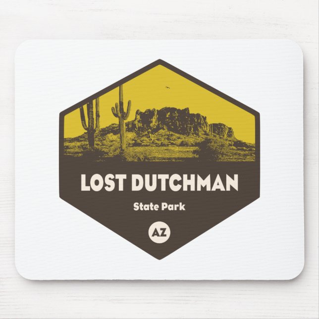 Lost Dutchman State Park Arizona Mouse Mat (Front)