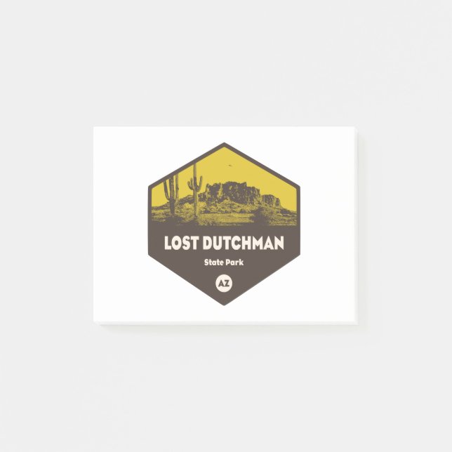 Lost Dutchman State Park Arizona Post-it Notes (Front)