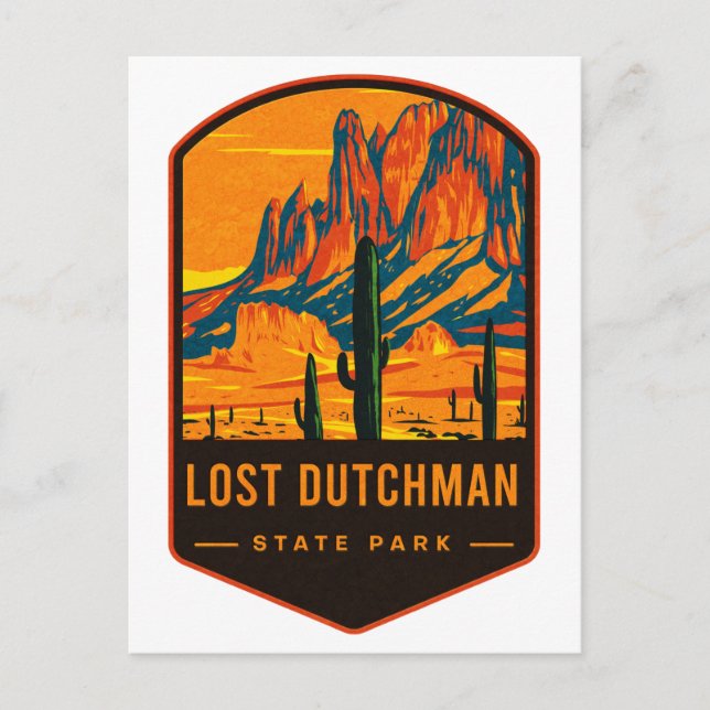 Lost Dutchman State Park Postcard (Front)