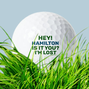 Lost Golf Ball with Name Funny