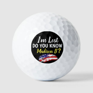 Lost Golfer USA Funny Golf Balls