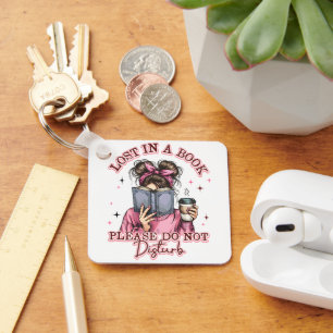 Lost In a Book.... Key Ring