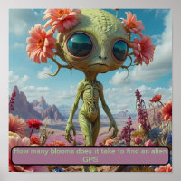 Lost in a flower field