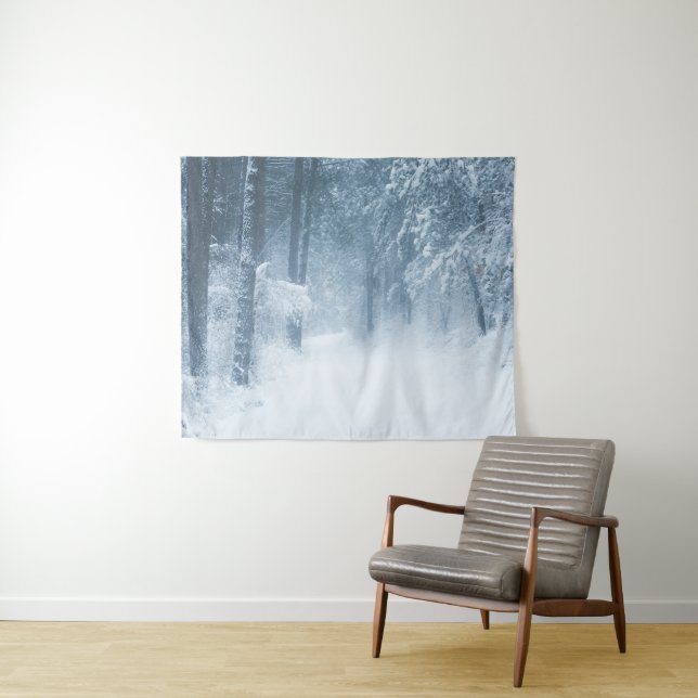 Lost in a magical forest tapestry (In Situ (Horizontal))