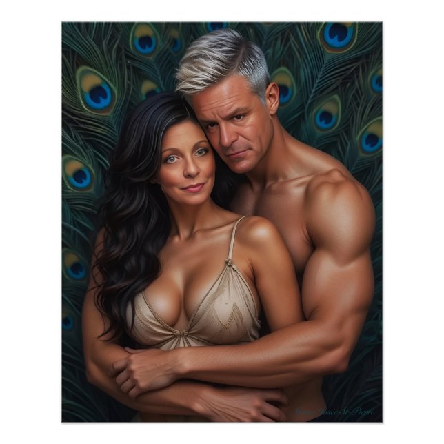 Lost in a Peacock Paradise Poster (Front)