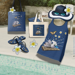 Lost in a Quatrain Tote by Adiela Akoo