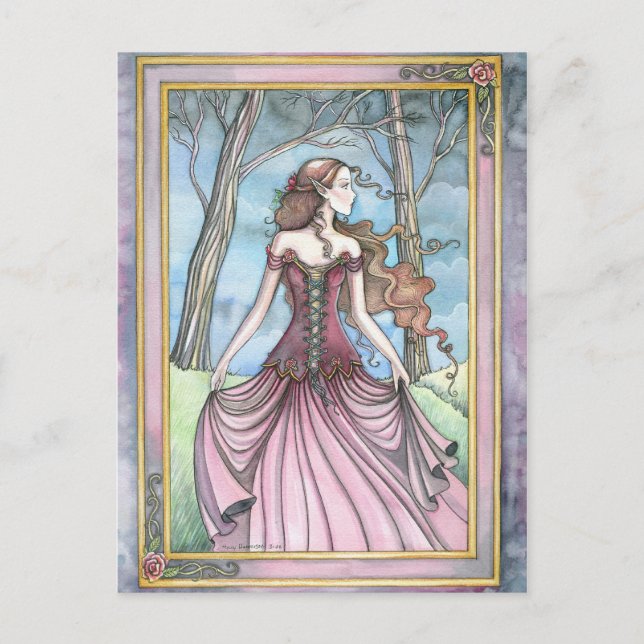Lost in Avalon Fairy Tale Postcard (Front)