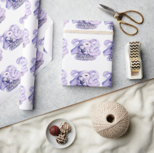 Lost in Cosy Reality Fluffy Bunny Wrapping Paper