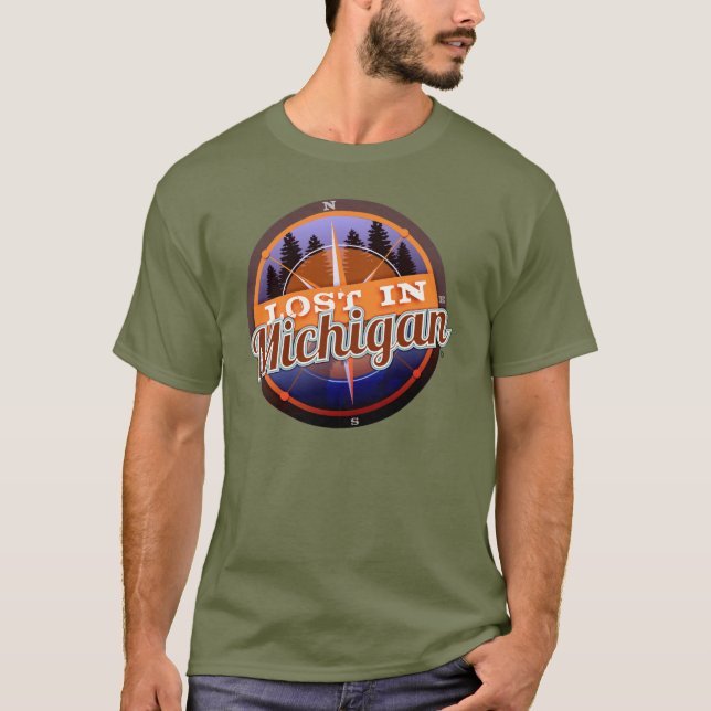 Lost In Michigan logo shirt (Front)