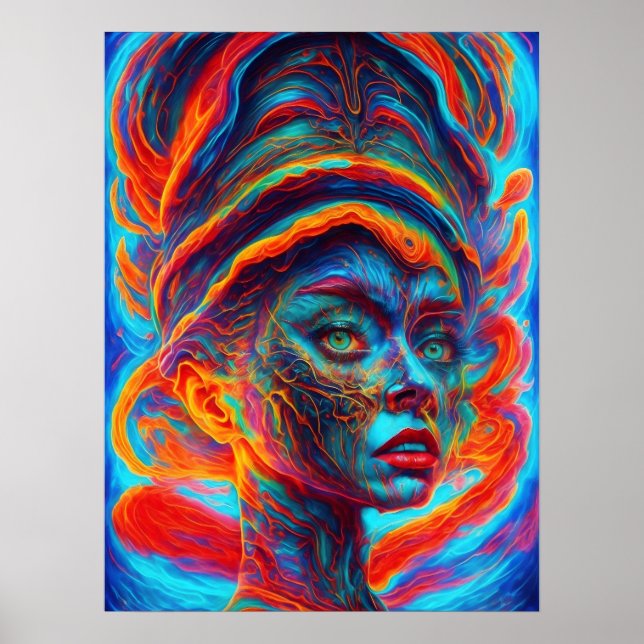 Lost In My Mind Surreal Poster (Front)