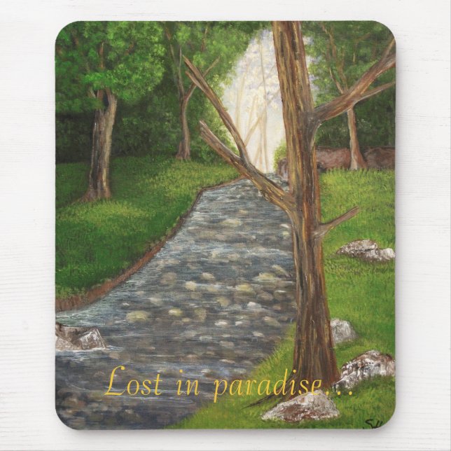 Lost in paradise... mouse mat (Front)