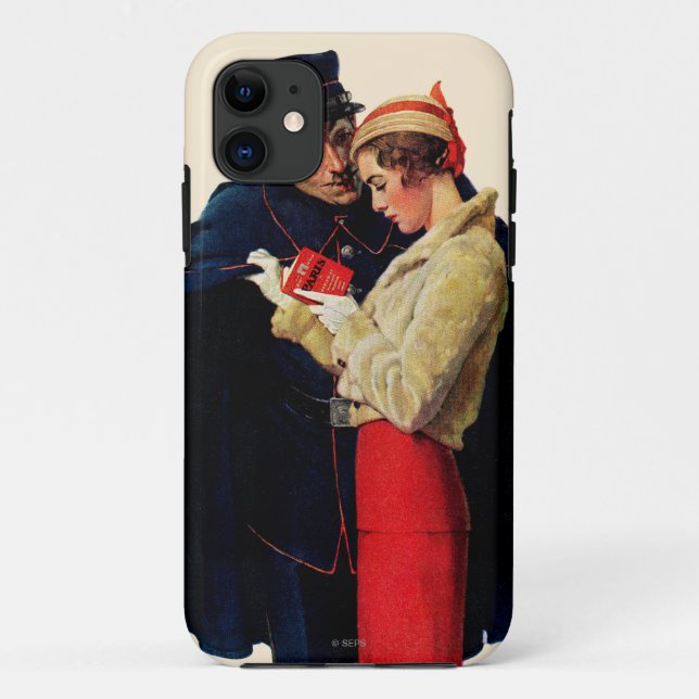 Lost in Paris Case-Mate iPhone Case (Back)