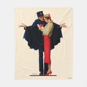 Lost in Paris Fleece Blanket