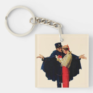 Lost in Paris Key Ring