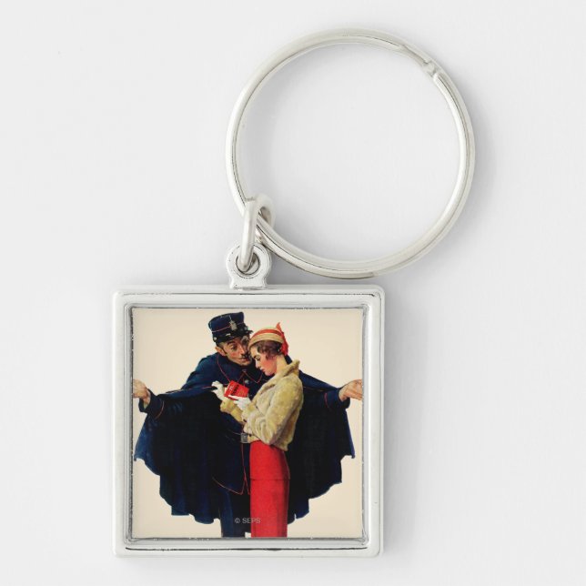 Lost in Paris Key Ring (Front)