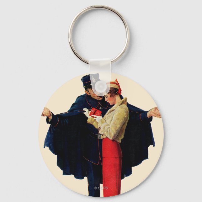 Lost in Paris Key Ring (Front)