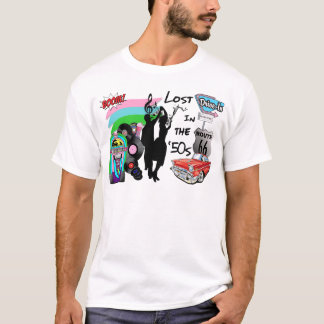 Lost in the 50s Retro Cool Design T-Shirt