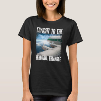 Lost In The Bermuda Triangle Plane T-Shirt