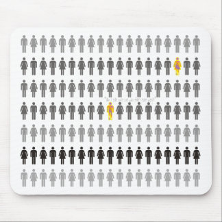 Lost in The Crowd Mousepad