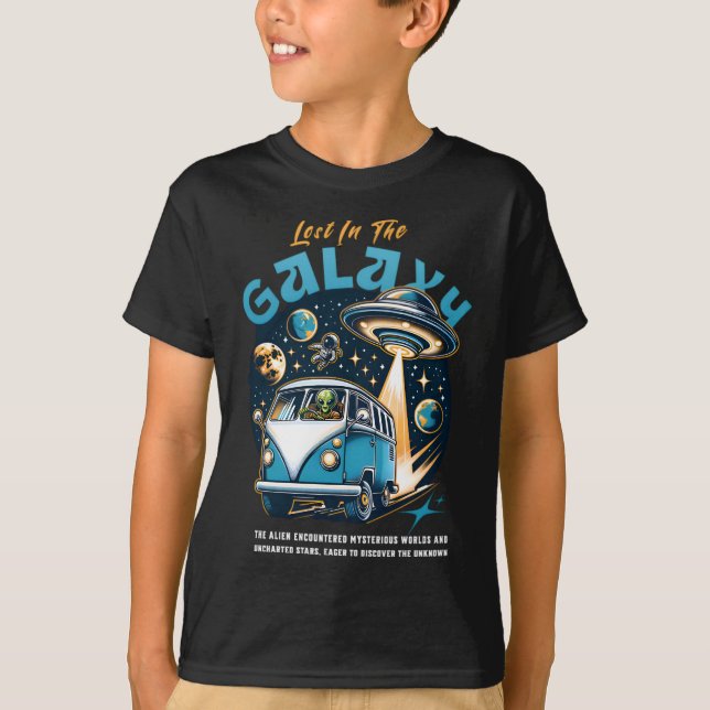 Lost in the galaxy kids  T-Shirt (Front)