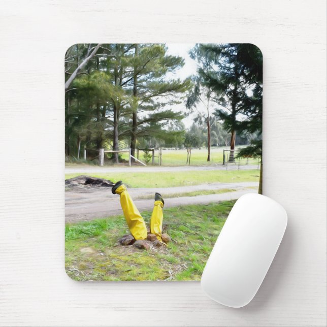 Lost in the Garden Again  Mouse Mat (With Mouse)