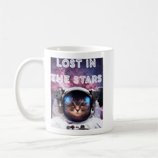 Lost in the Stars Cat Astronaut Mug 