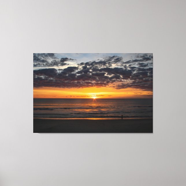 Lost In The Sunrise Canvas Print (Front)