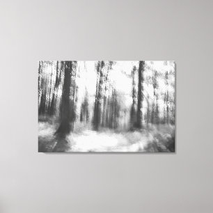Lost in the woods - abstract infrared photograph canvas print