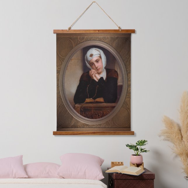 Lost in Thought by Henry Guillaume Schlesinger Hanging Tapestry (Bedroom)