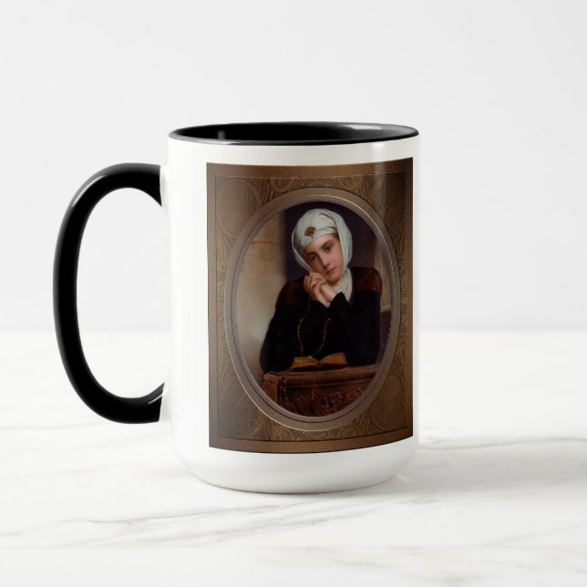 Lost in Thought by Henry Guillaume Schlesinger Mug (Left)