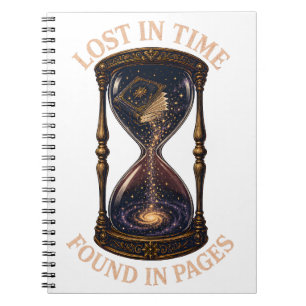 Lost In Time Found In Pages Notebook