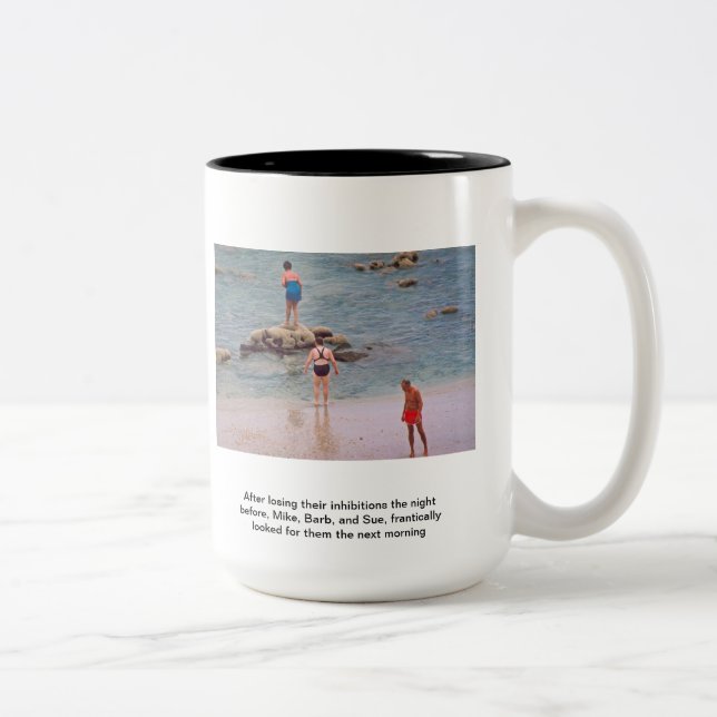 Lost Inhibitions Two-Tone Coffee Mug (Right)